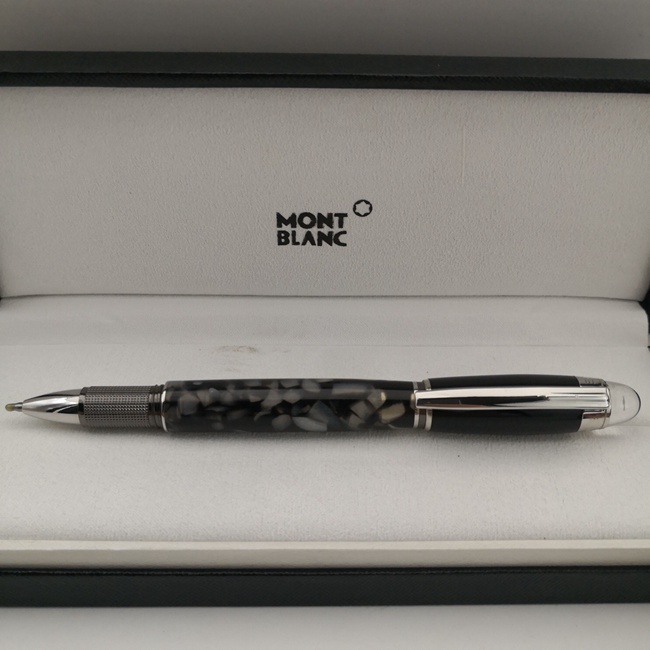 AAA Montblanc Starwalker Black Rollerball Pen Mont Blanc Marble Pen
